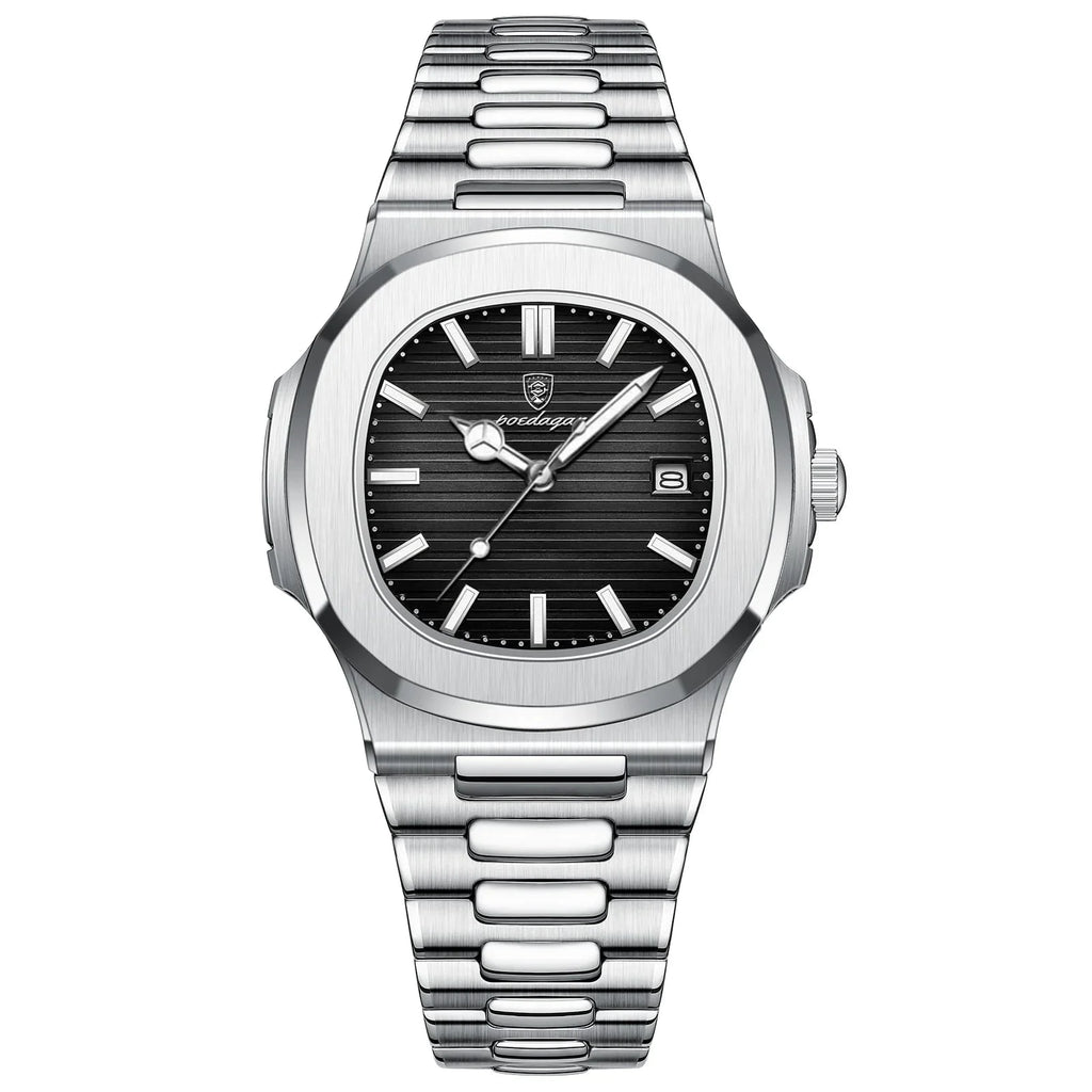 Poedagar Men’s Luxury Watch – Waterproof Quartz With Luminous Dial