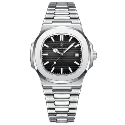 Poedagar Men’s Luxury Watch – Waterproof Quartz With Luminous Dial