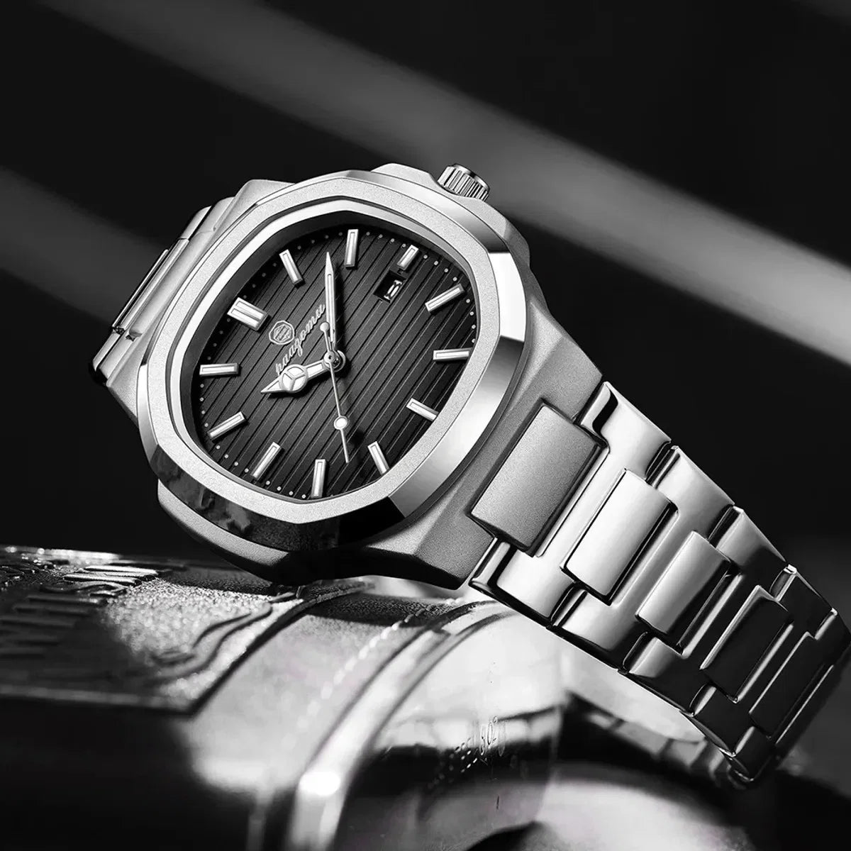 Poedagar Men’s Luxury Watch – Waterproof Quartz With Luminous Dial